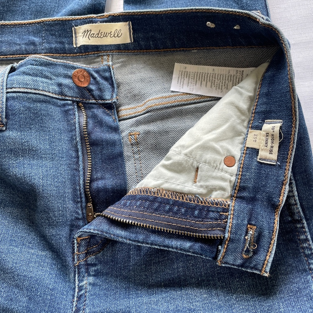 Madewell‎ 10" High-rise Skinny Size 25T - Picture 5 of 7